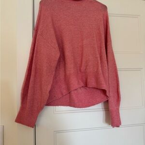 H&M Pink Turtleneck Sweater
